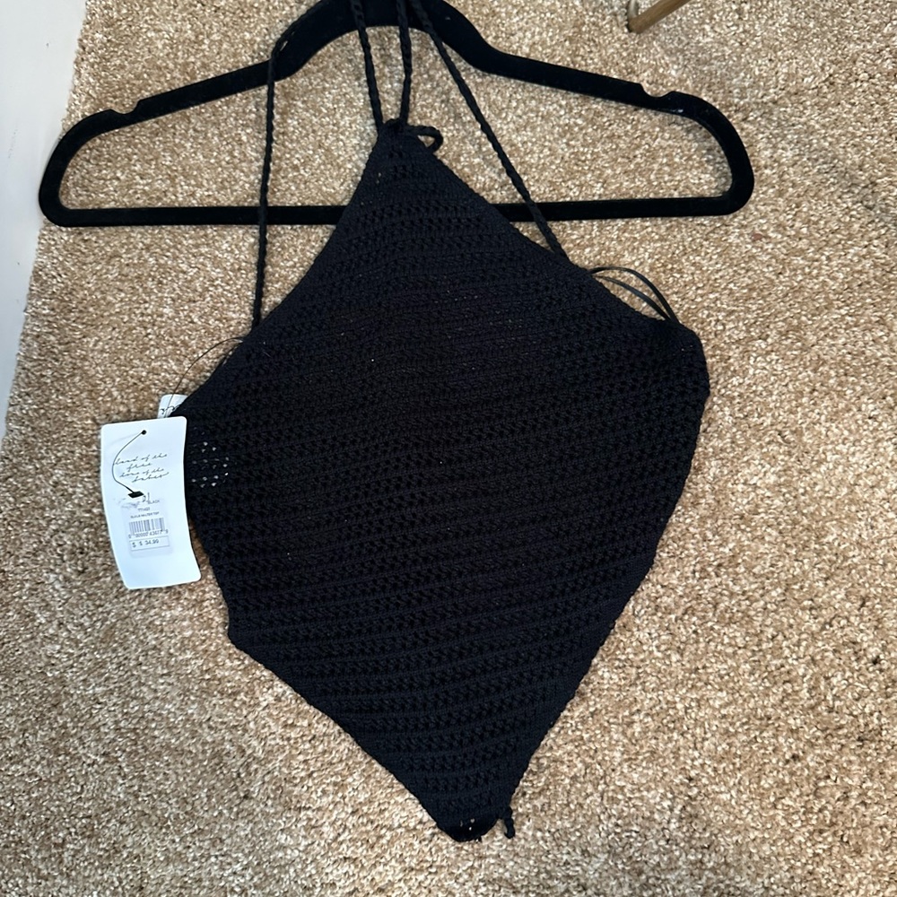 American threads crochet top